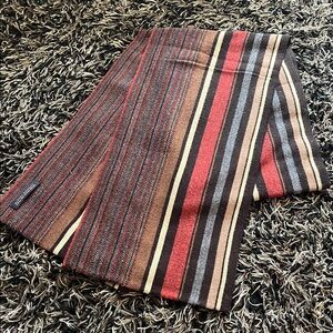 Beautiful Merino Wool Striped Scarf perfect for fall